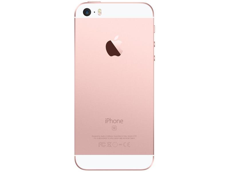 iPhone SE Apple 16GB Ouro Rosa 4G Tela 4” Retina - Câm. 12MP